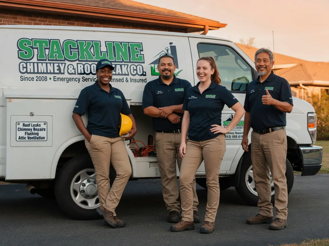 Chimney flashing repair company in Eufaula, OK